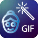 gif face android application logo